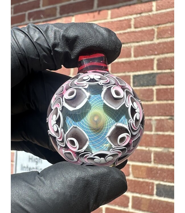 Altier Glass Altier Glass Dotstack with Fume Gold Ruby