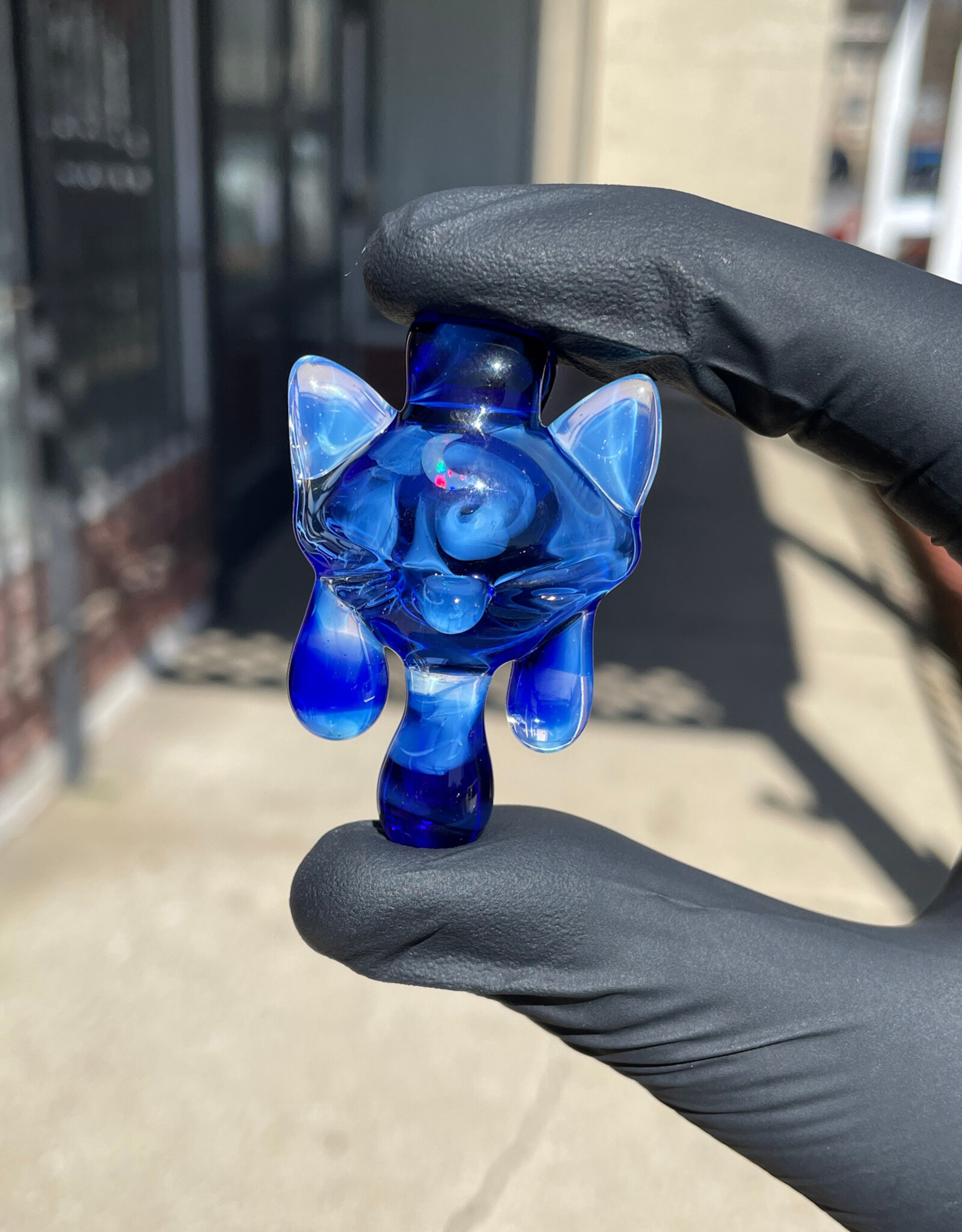 CiciKitty CiciKitty Glass 3 Drip Kitty Pendant