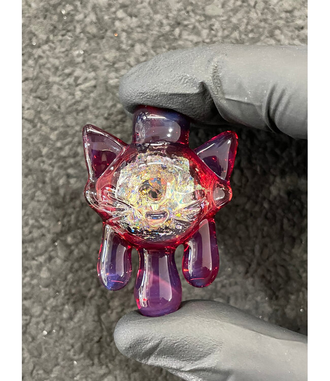 CiciKitty CiciKitty Glass 3 Drip Kitty Pendant