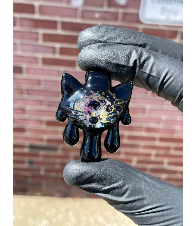 CiciKitty CiciKitty Glass 5 Drip Kitty Pendant