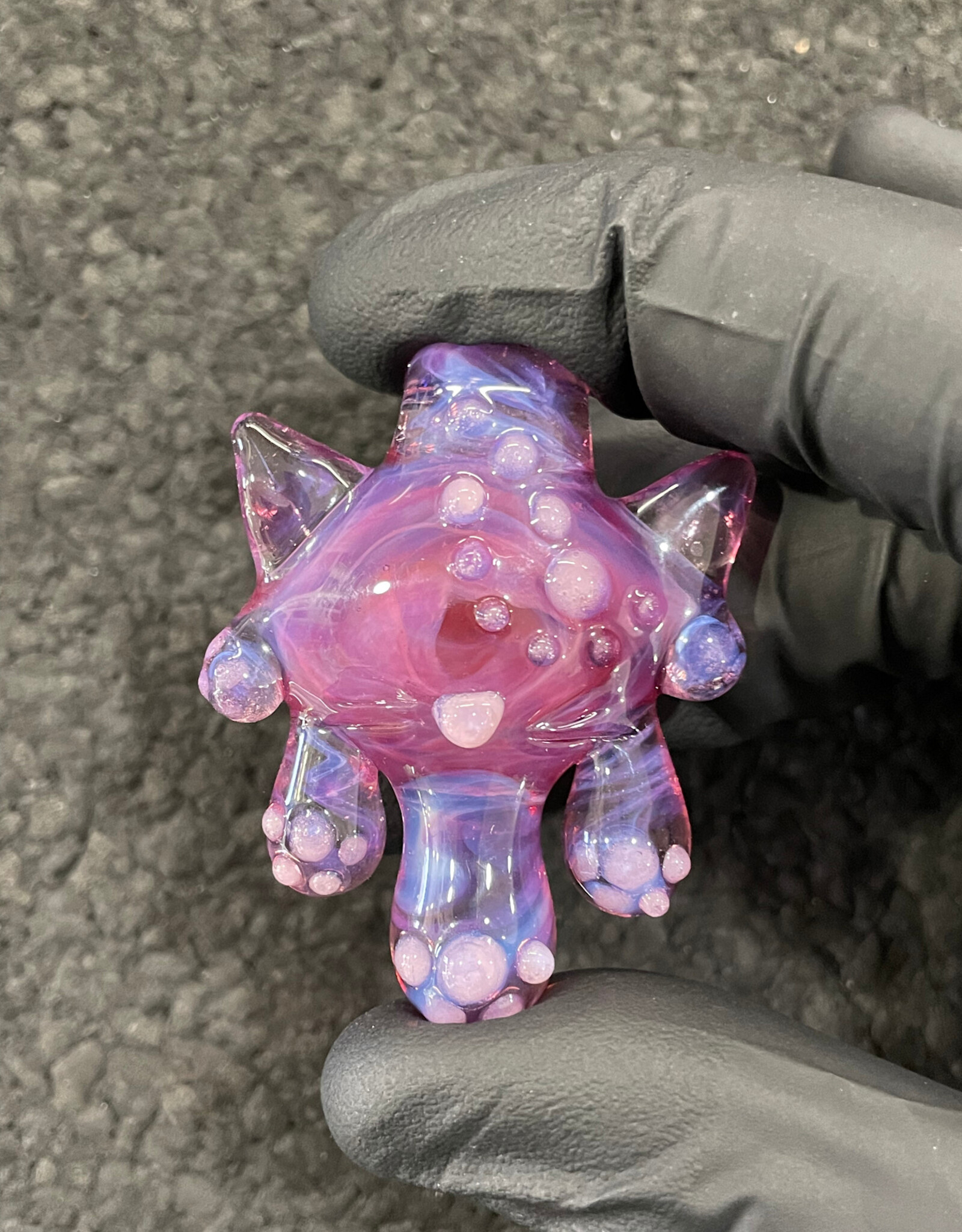 CiciKitty CiciKitty Glass 5 Drip Kitty Pendant