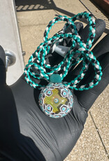 Altier Glass Altier Glass Dotstack w/ Fume Aquamarine and matching Twizzle