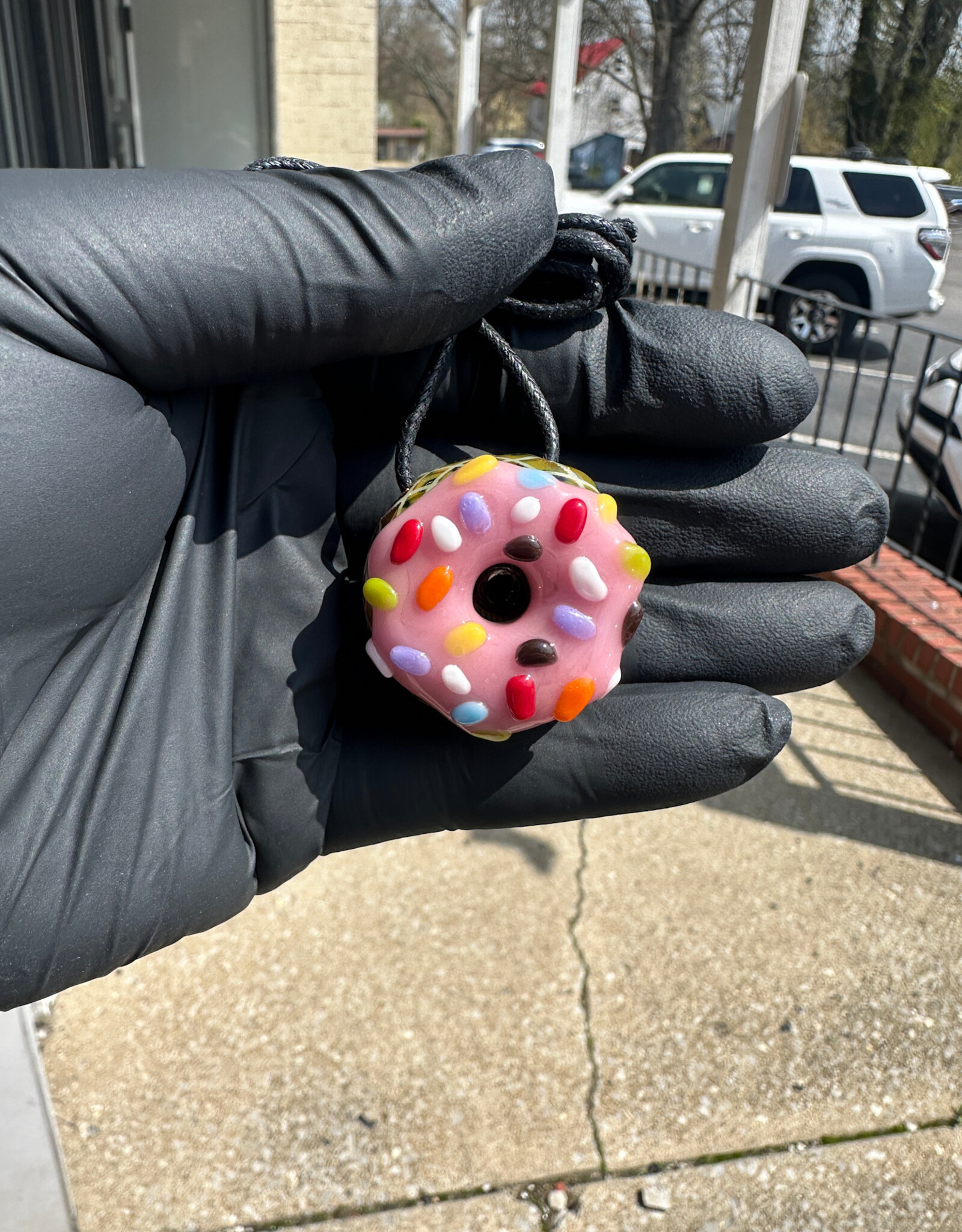 Steve Sizelove Sizelove x KGB Donut Pendant Strawberry