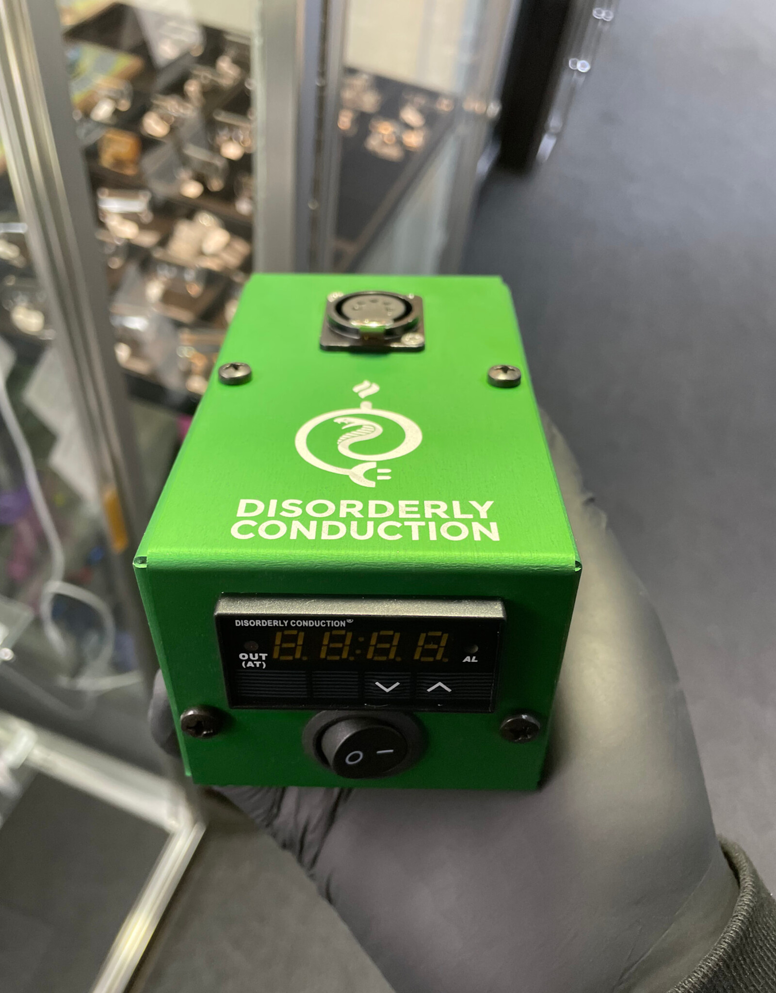 Disorderly Conduction Disorderly Conduction Enail Box Metal  Green
