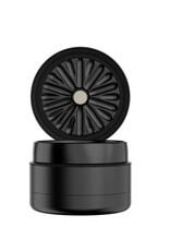 Flower Mill Flower Mill Next Gen Premium Aluminum Series 2.5” Black