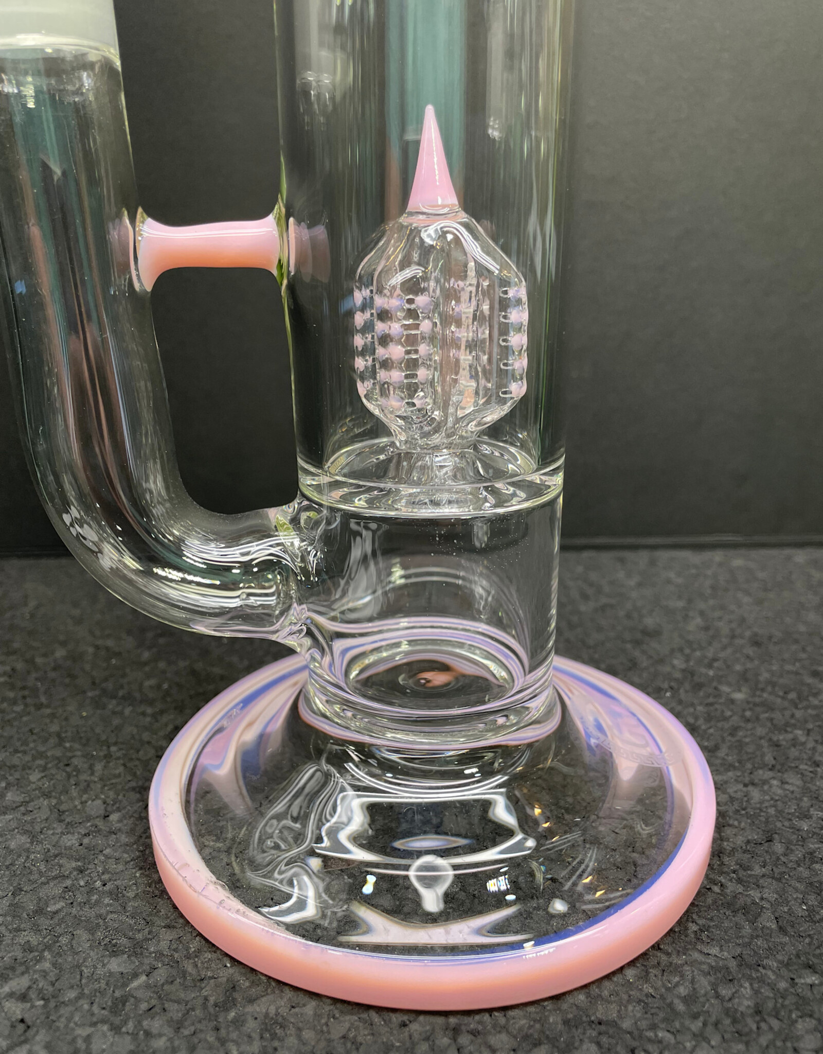 Greek Glass Greek Glass Invert 4 Tube Milky Pink