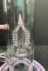 Greek Glass Greek Glass Invert 4 Tube Milky Pink