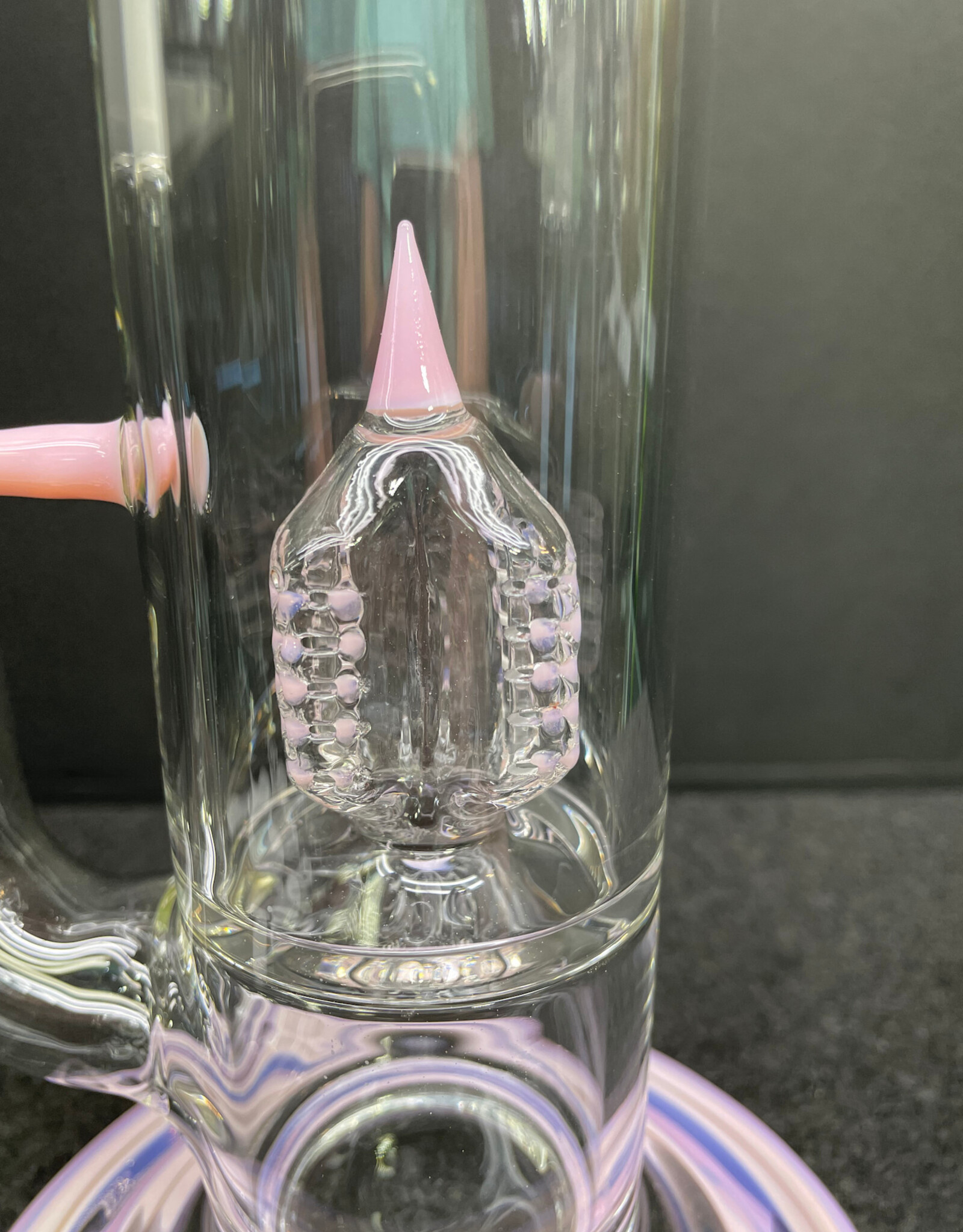 Greek Glass Greek Glass Invert 4 Tube Milky Pink