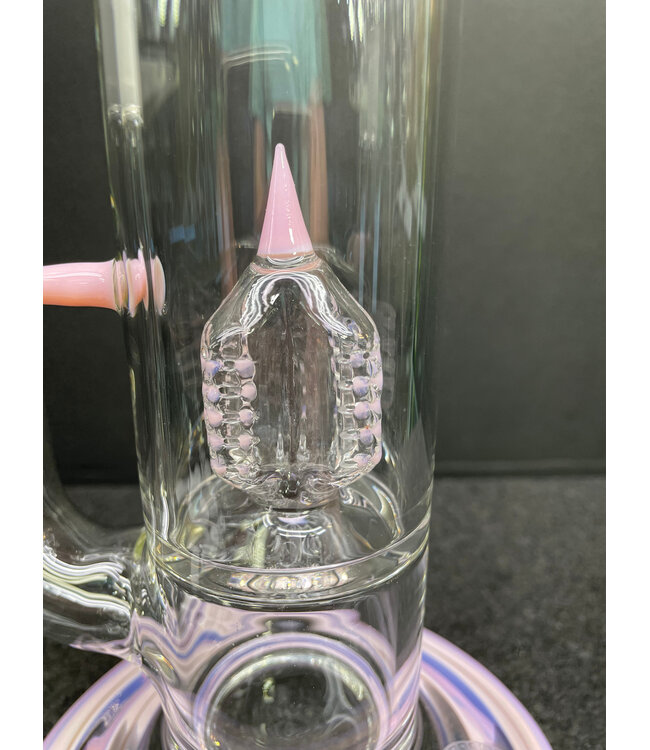 Greek Glass Greek Glass Invert 4 Tube Milky Pink