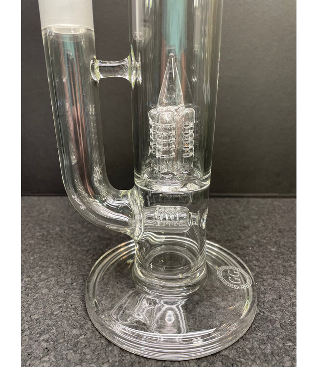 Greek Glass Greek Glass Inline Invert 4 Clear