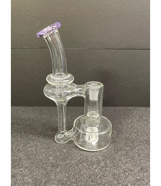 Greek Glass Greek Glass RBR 10mm DD Purple Lolipop