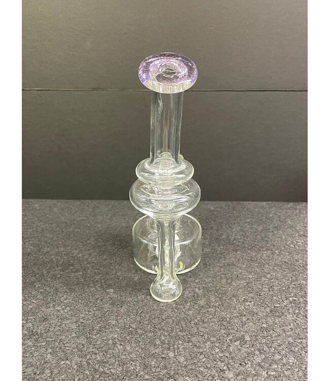 Greek Glass Greek Glass RBR 10mm DD Purple Lolipop