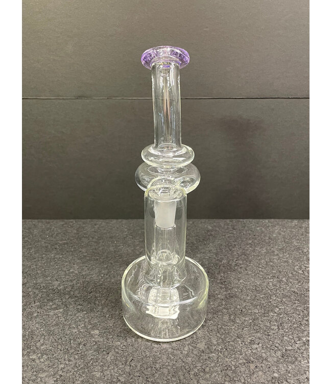 Greek Glass Greek Glass RBR 10mm DD Purple Lolipop