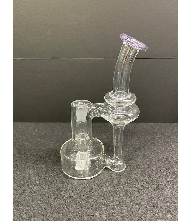 Greek Glass Greek Glass RBR 10mm DD Purple Lolipop