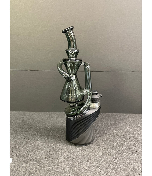 Greek Glass Greek Glass Peak Recycler Attachment Smoke Gray