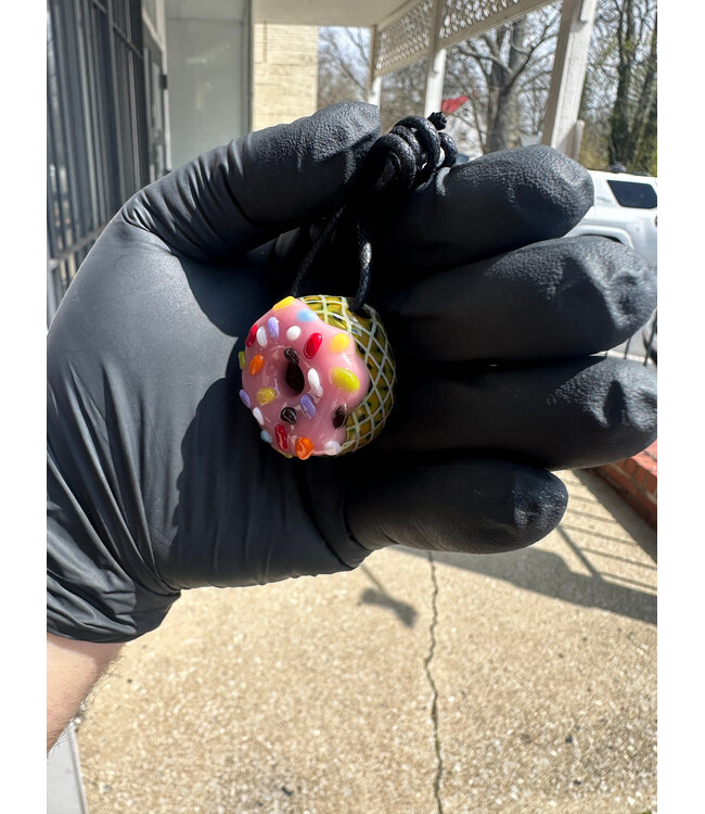 Steve Sizelove Sizelove x KGB Donut Pendant Strawberry