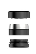Flower Mill Flower Mill Next Gen Premium Stainless Series 2.0” Black