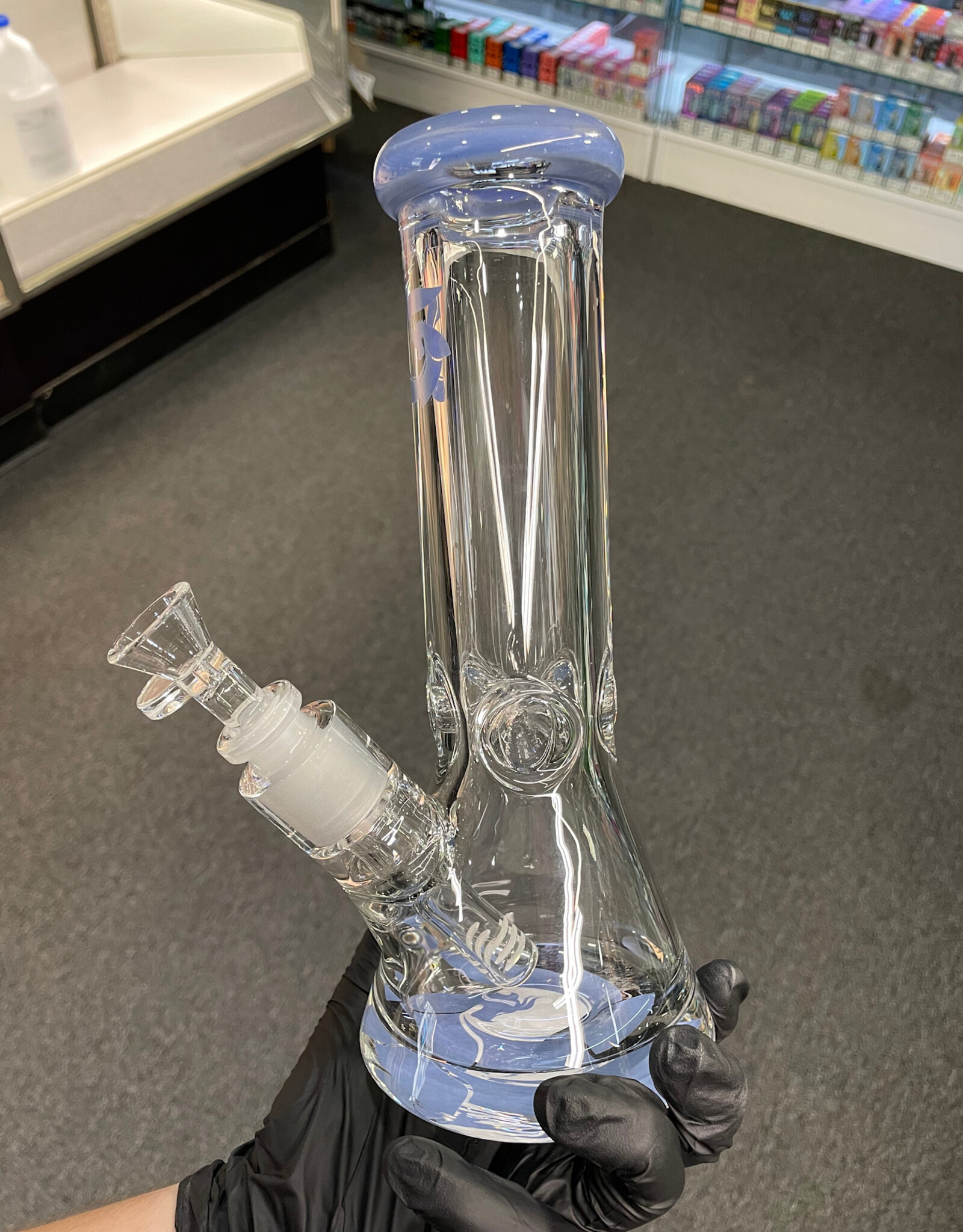 Glass House Waterpipe 10" 9mm