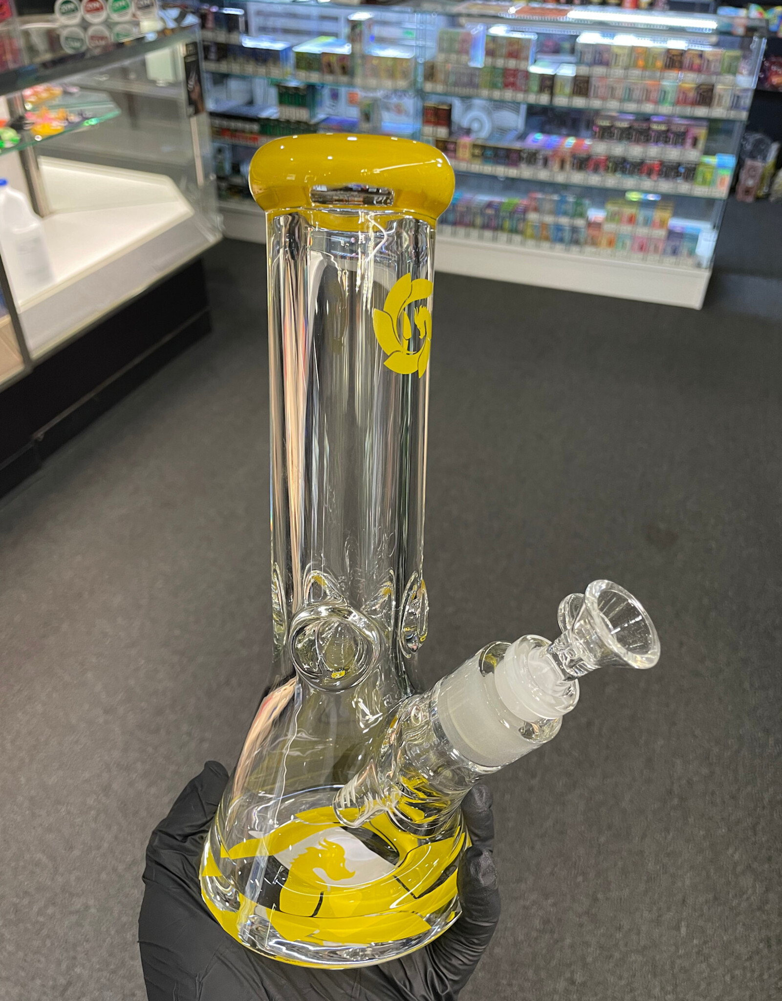 Glass House Waterpipe 10" 9mm