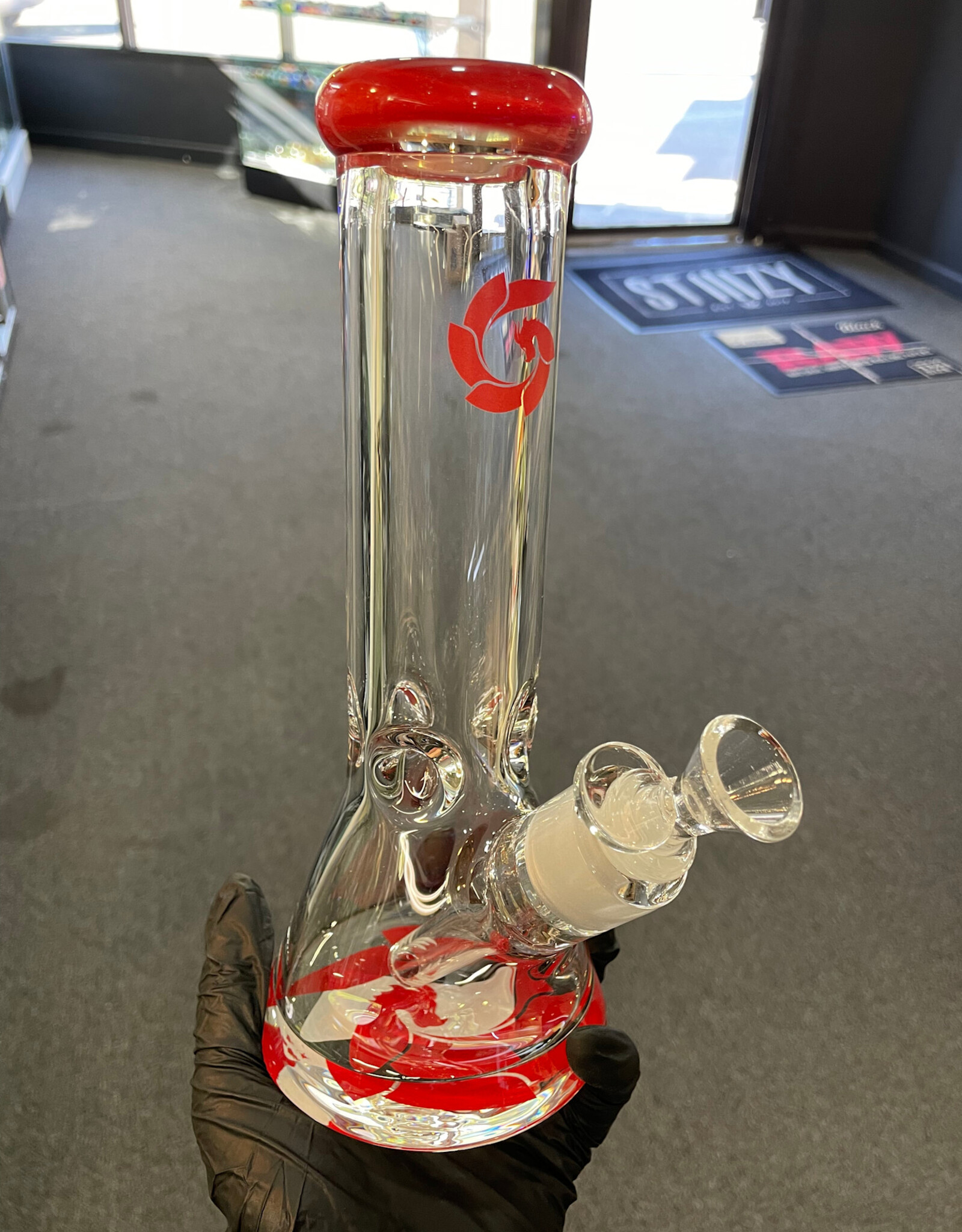 Glass House Waterpipe 10" 9mm