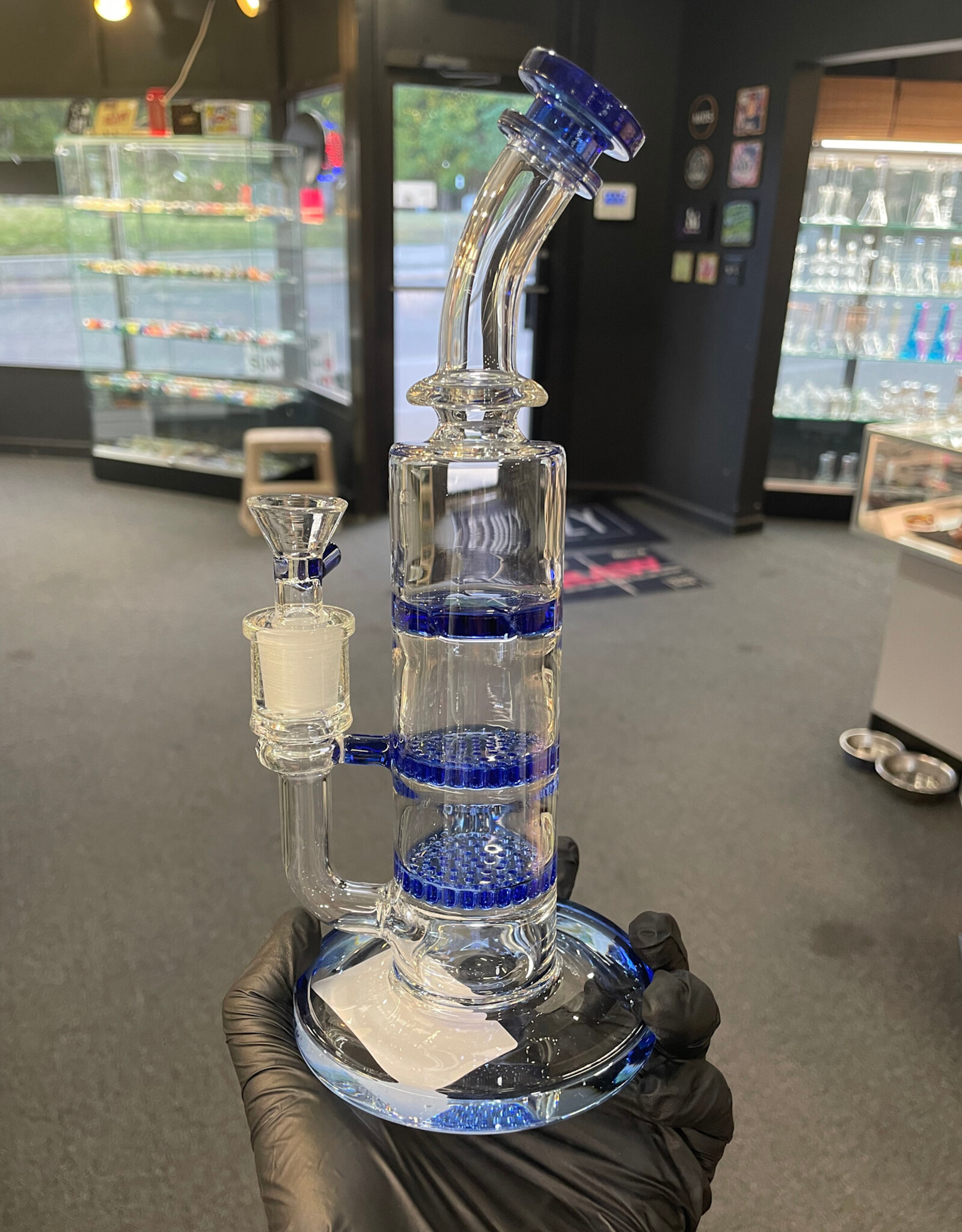 9” Hurrican & 2 Honeycomb Perc Blue