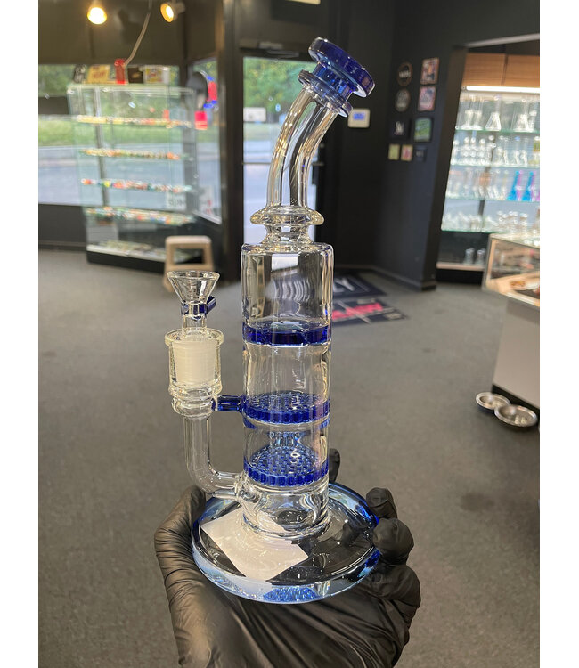 9” Hurrican & 2 Honeycomb Perc Blue