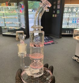 9” Hurrican & 2 Honeycomb Perc Pink