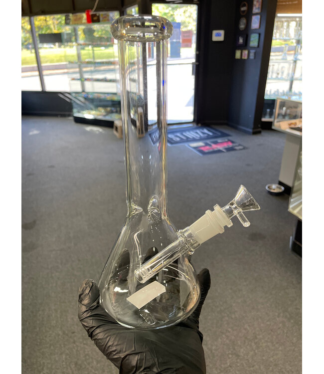 10" 4mm Beaker Waterpipe Clear