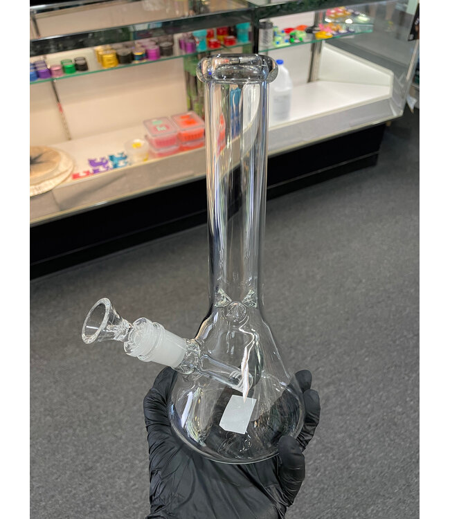 10" 4mm Beaker Waterpipe Clear