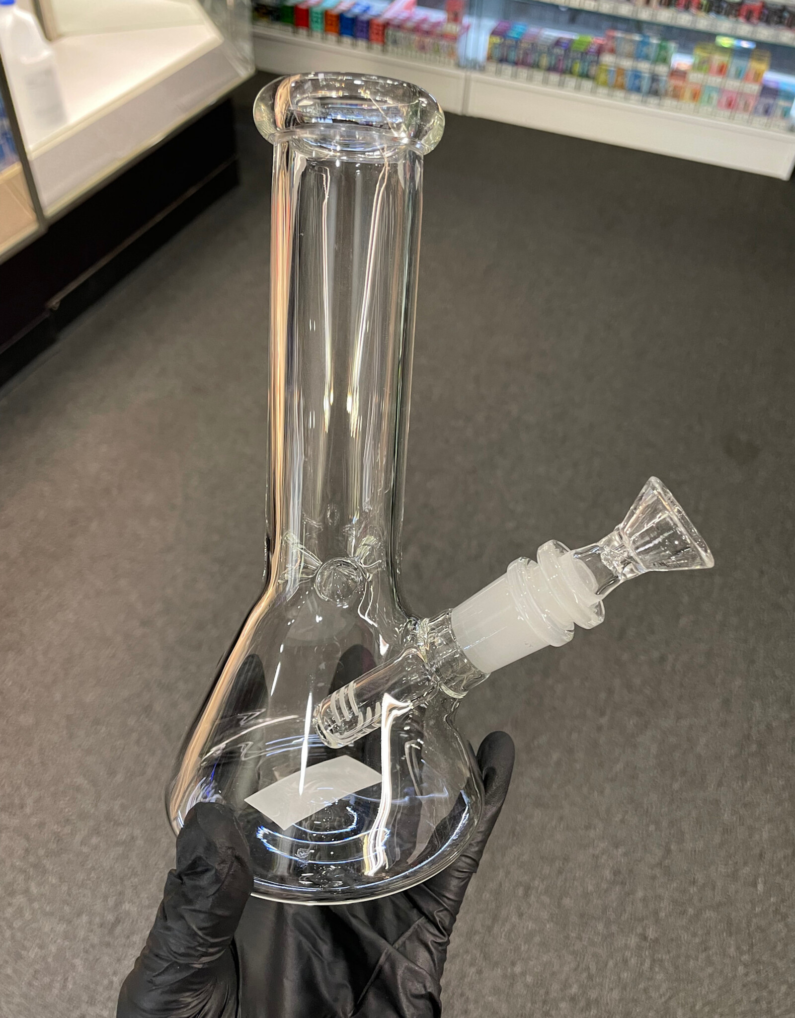 8" 4mm Beaker Waterpipe Clear