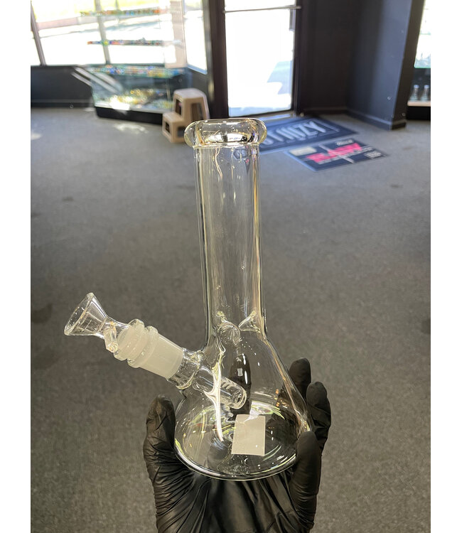 8" 4mm Beaker Waterpipe Clear
