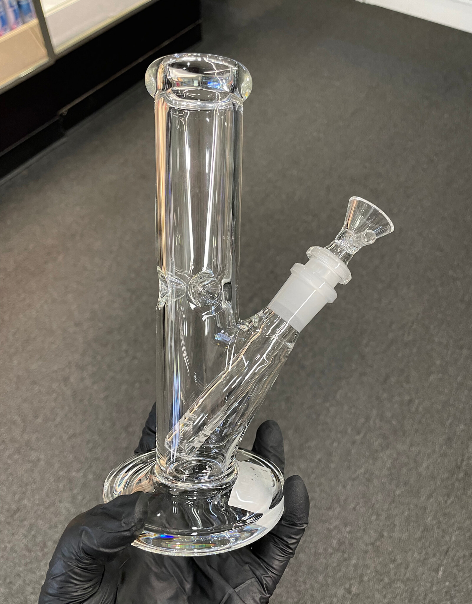 8" 4mm Straight Tube Clear