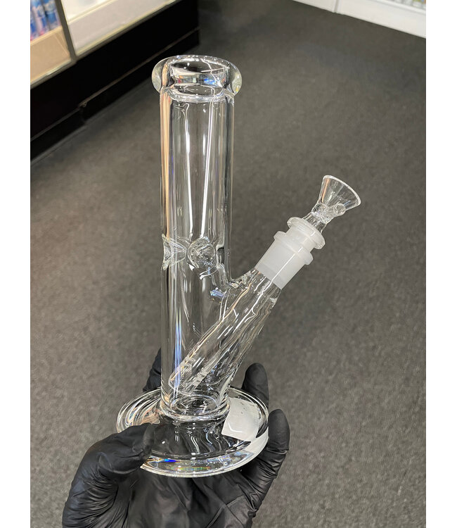 8" 4mm Straight Tube Clear