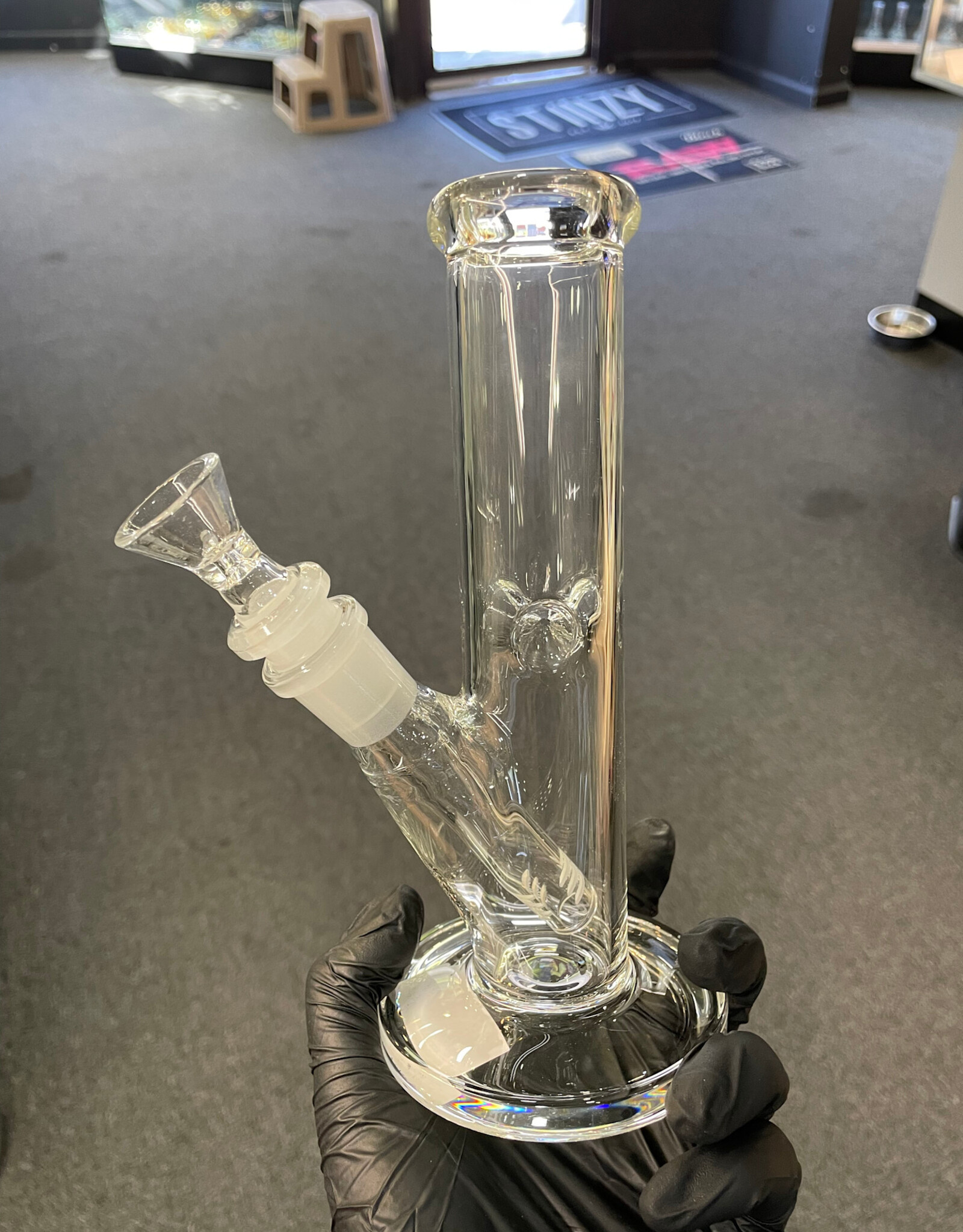 8" 4mm Straight Tube Clear