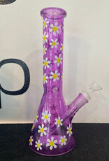 Fluorescent Sun Flower Beaker Purple