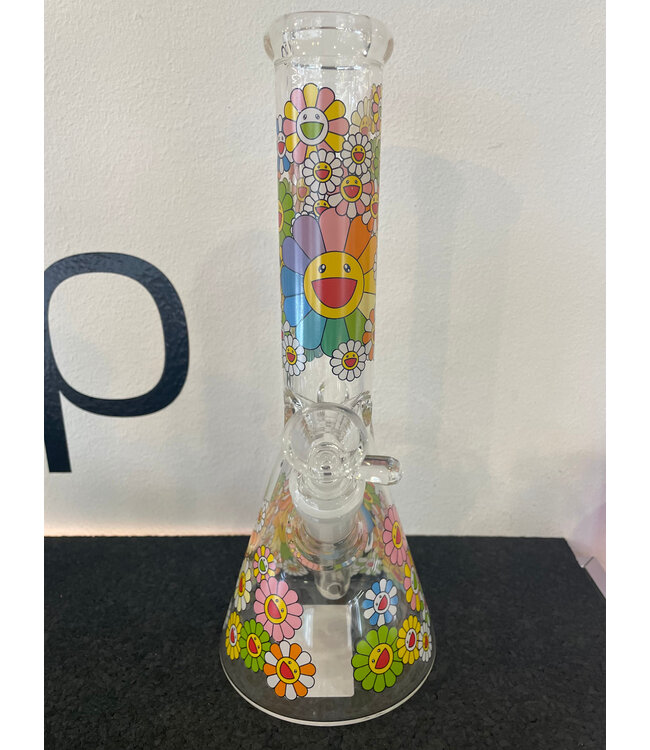 9.5” Bloomin Daisy Haze Beaker A