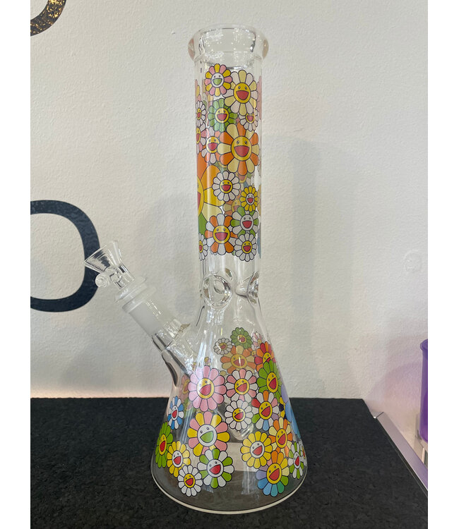 9.5” Bloomin Daisy Haze Beaker A