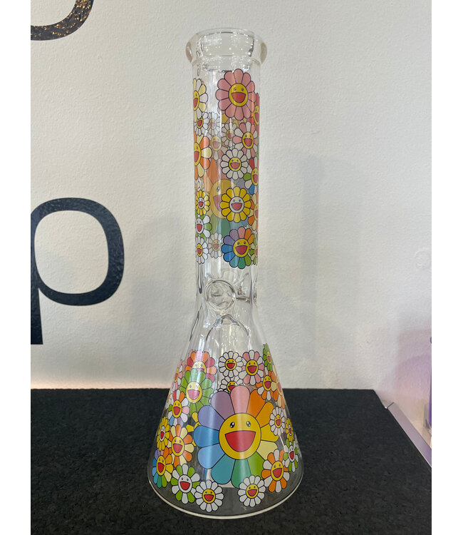 9.5” Bloomin Daisy Haze Beaker A
