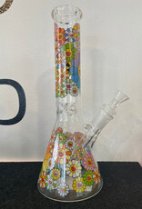 9.5” Bloomin Daisy Haze Beaker A