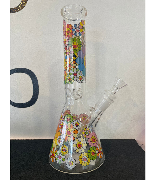 9.5” Bloomin Daisy Haze Beaker A