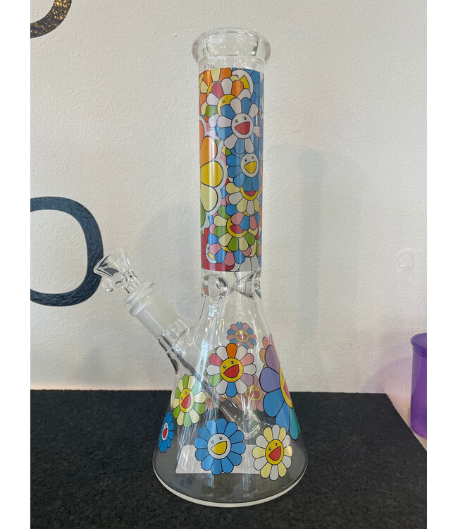 9.5” Bloomin Daisy Haze Beaker B