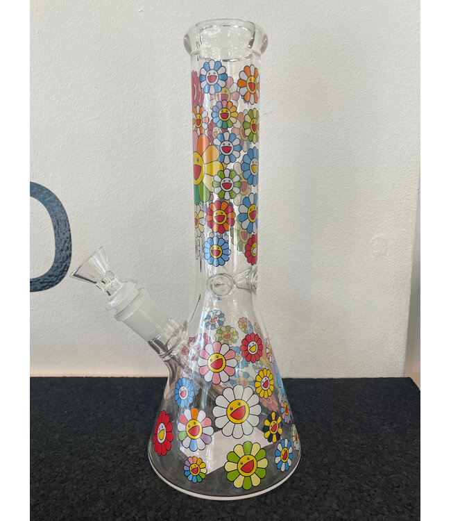 9.5” Bloomin Daisy Haze Beaker D