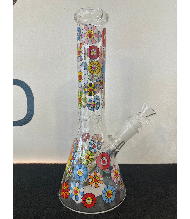 9.5” Bloomin Daisy Haze Beaker D