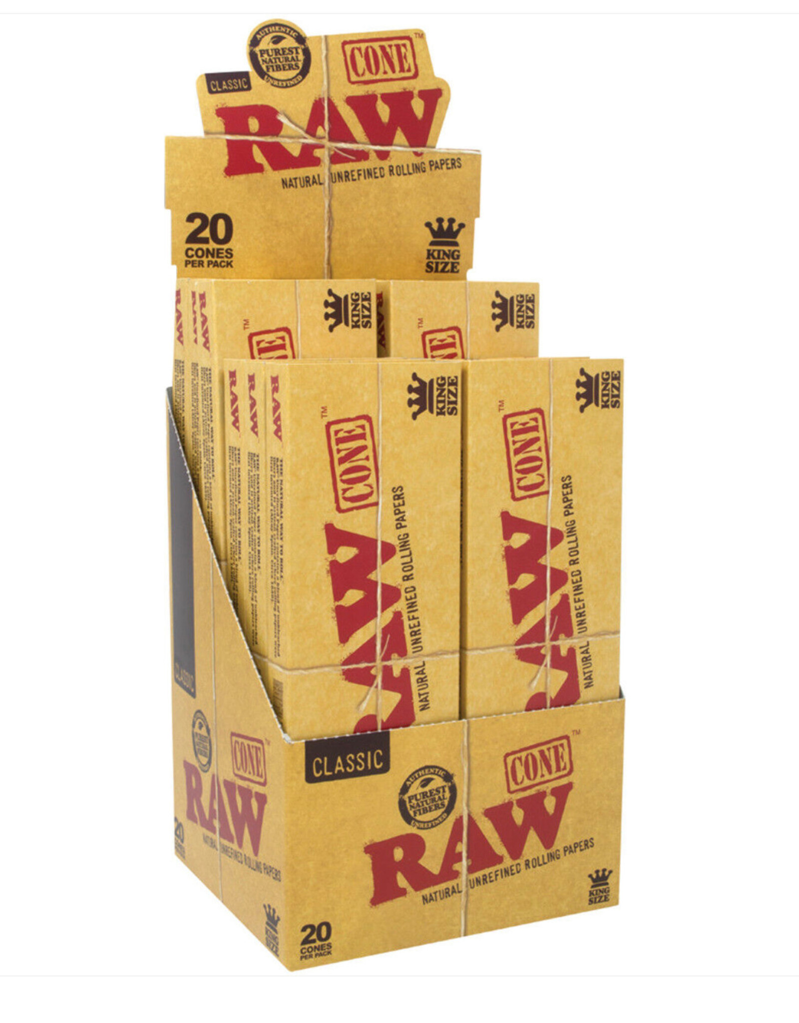 Raw Classic King Size Cone 20 pack
