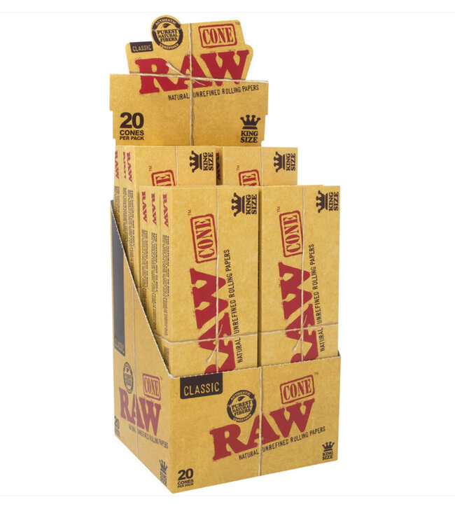 Raw Classic King Size Cone 20 pack