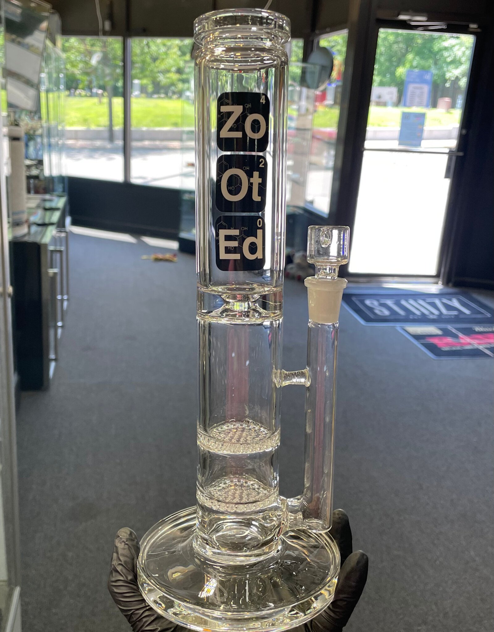 Zooted Waterpipe 12" Honeycomb Tube