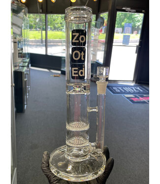 Zooted Waterpipe 12" Honeycomb Tube