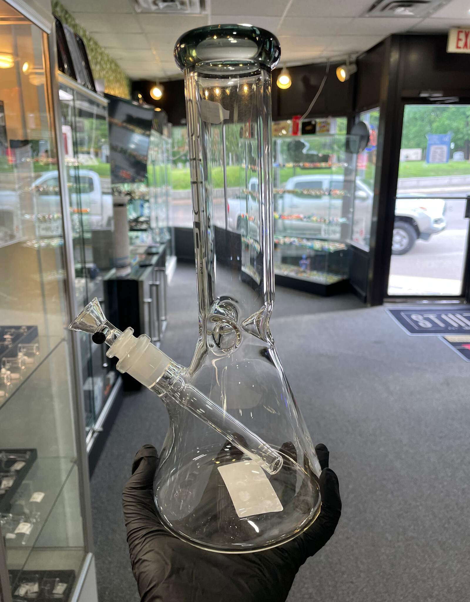 Str8 Waterpipe 12" w/ Ice Catcher Smoke
