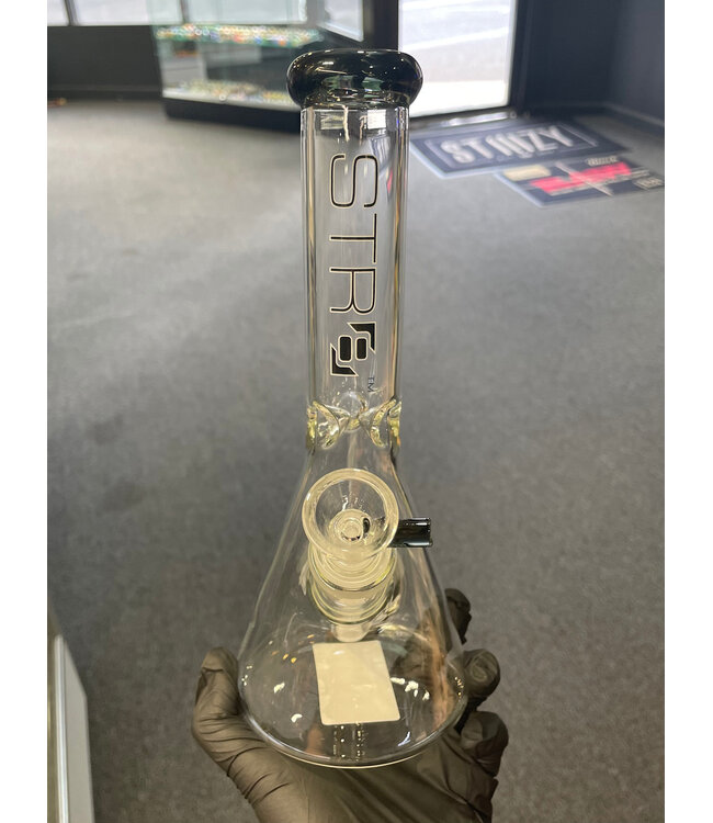 Str8 10” Beaker W/ Ice Catcher Smoke