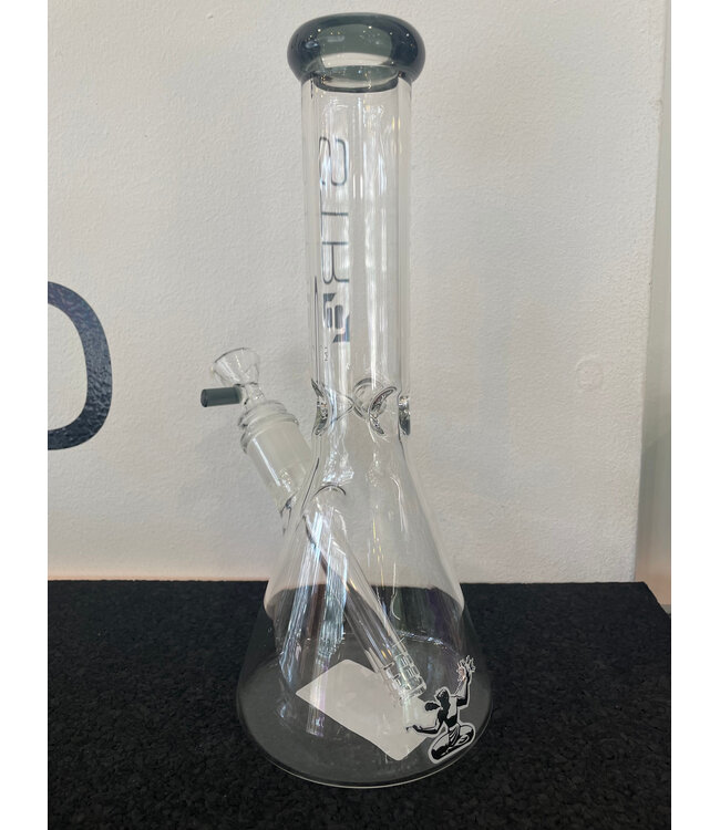 Str8 10” Beaker W/ Ice Catcher Smoke